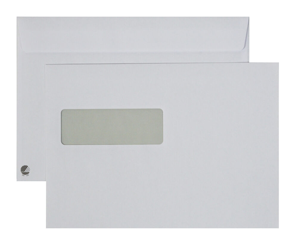 Kuvert med täckremsa