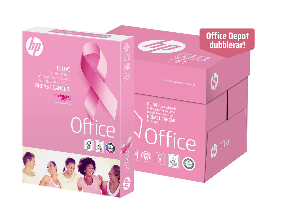 Kopieringspapper HP Rosa Bandet A4 