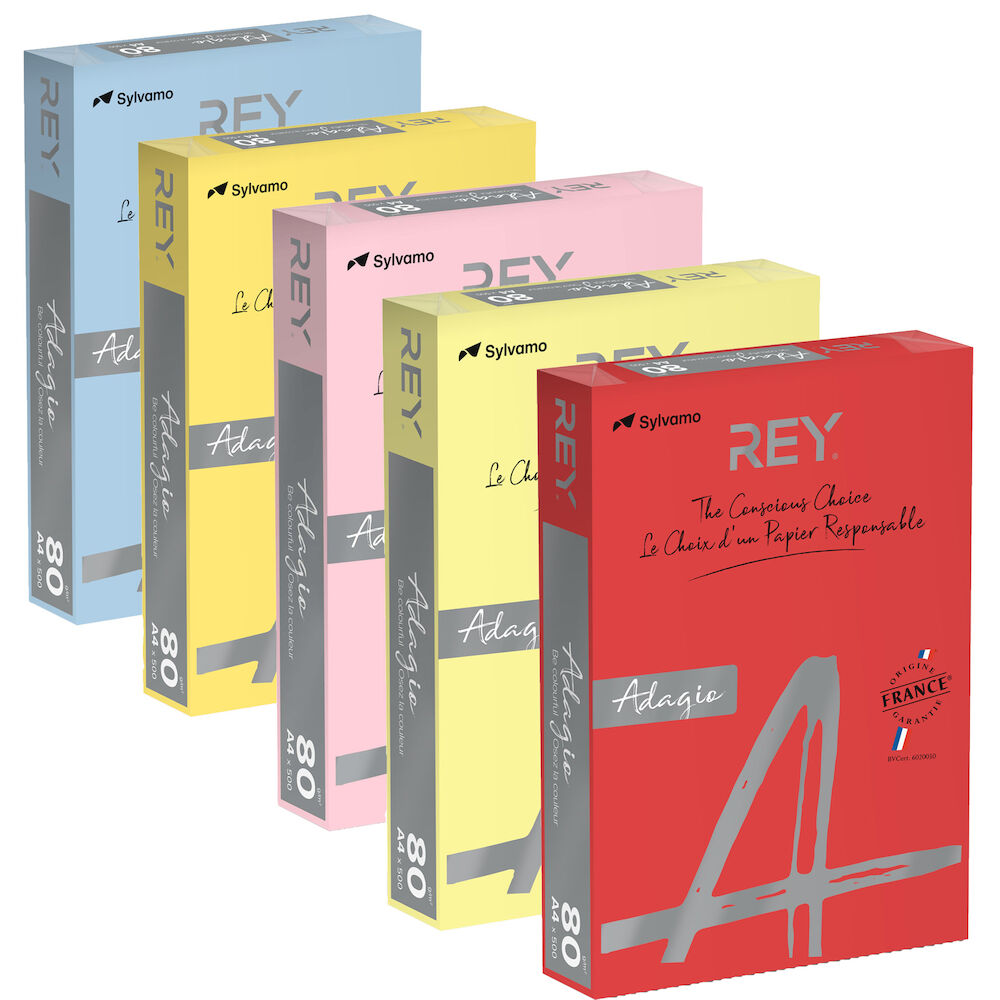 Färgat papper Rey Adagio A3 80g