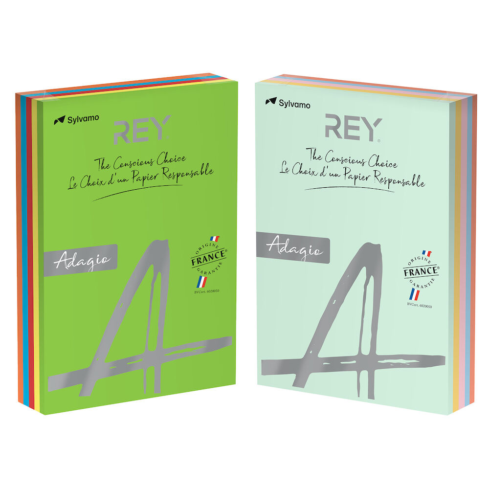 Färgat kopieringspapper A4 80g sort.färg 200/fp