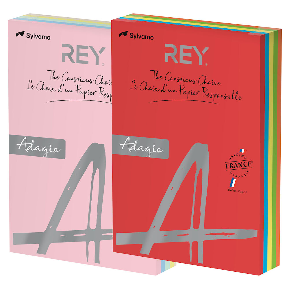 Färgat kopieringspapper A4 160g sort.färg 250/fp