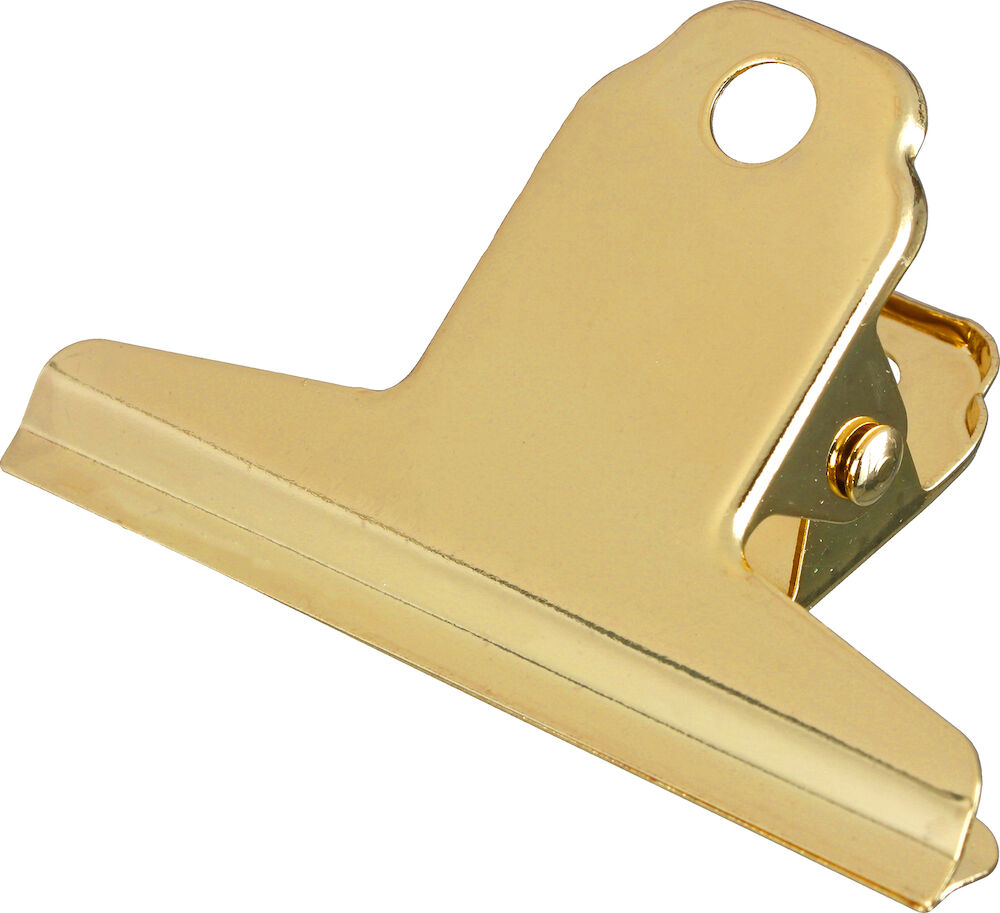 Pappersklämma guld