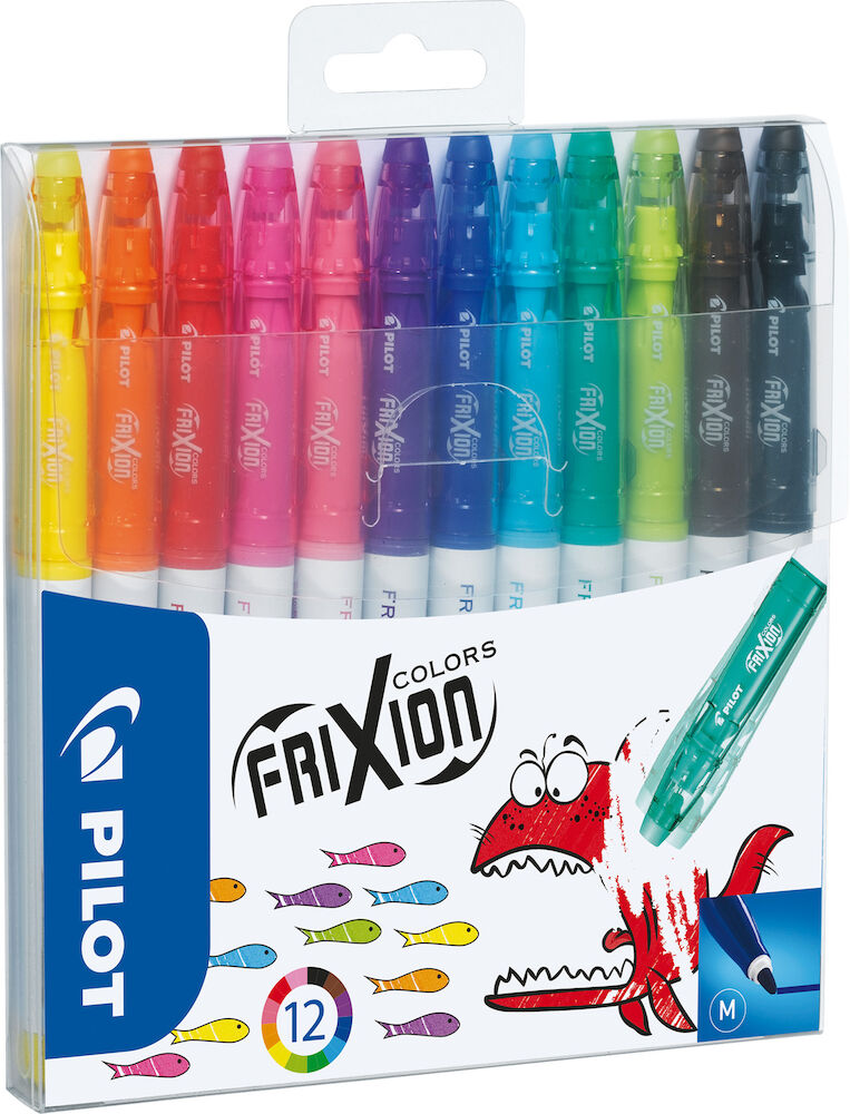 Fiberpenna Pilot Frixion Färg 12-pack