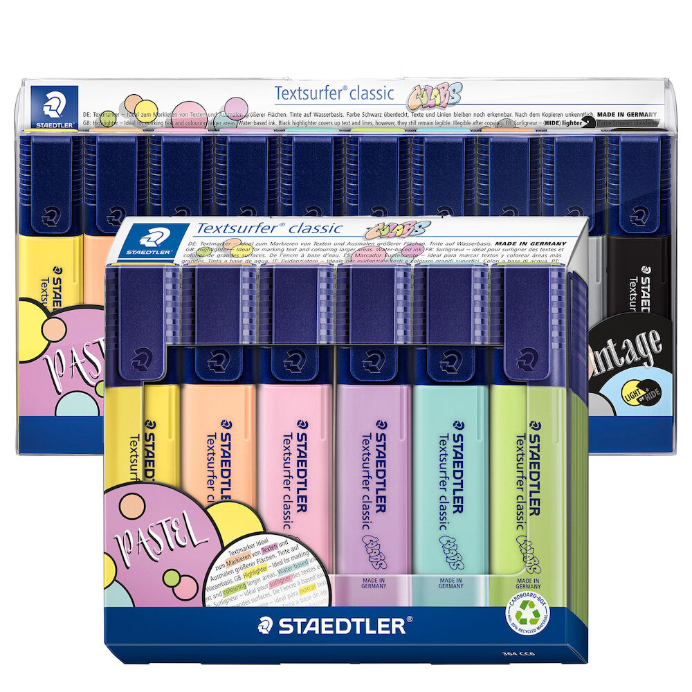 Överstrykningspenna Staedtler Textsurfer Pastell & Vintage
