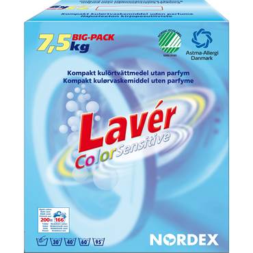 P2256697 Tvättmedel pulver Lavér Color 7,5 kg