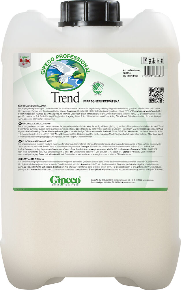 Impregneringsvätska Trend Gipeco 10 Liter