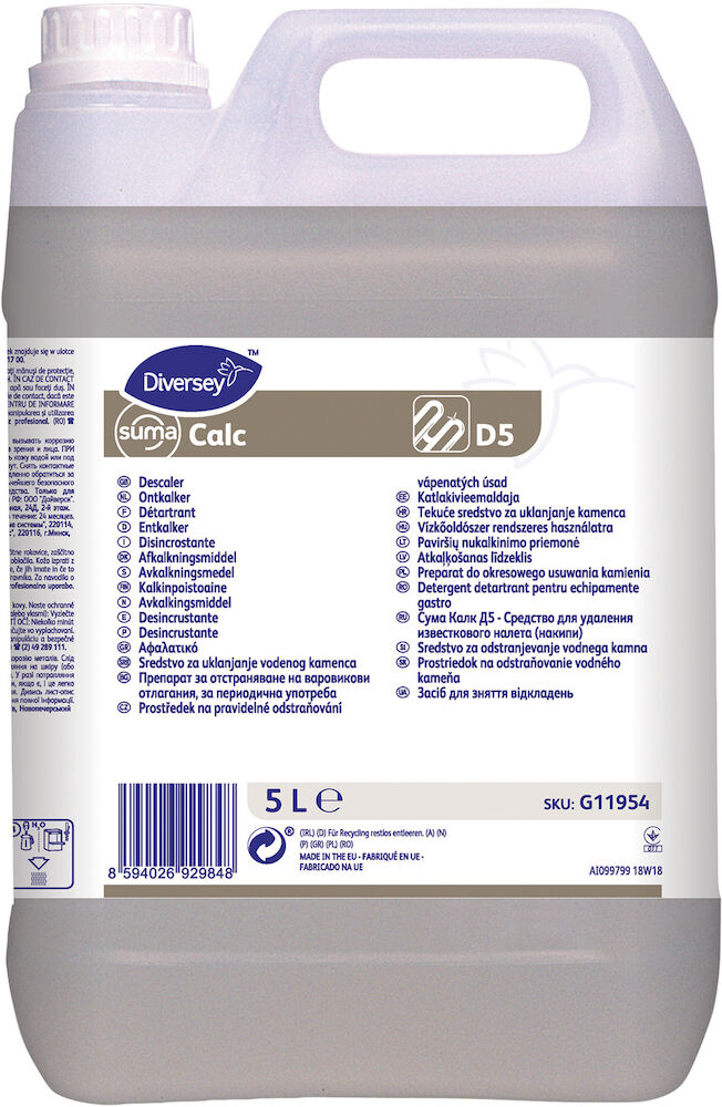Avkalkningsmedel Suma Calc D5 5 Liter