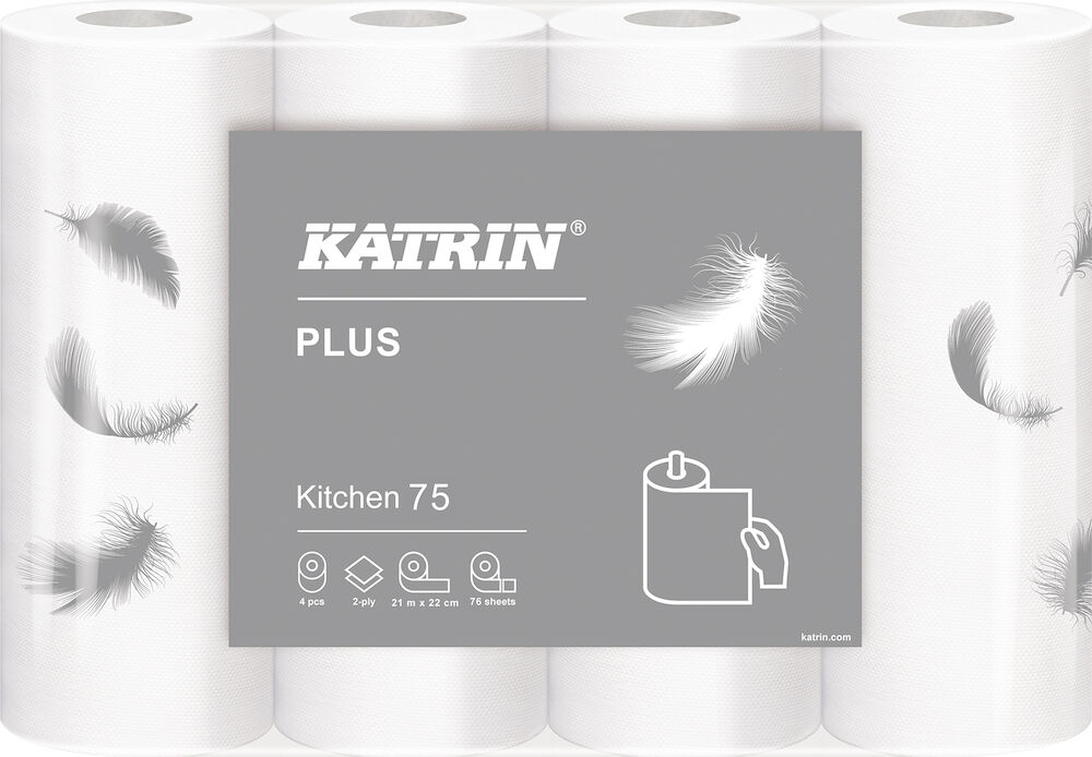 Köksrulle Plus Kitchen 75 4-pack Katrin