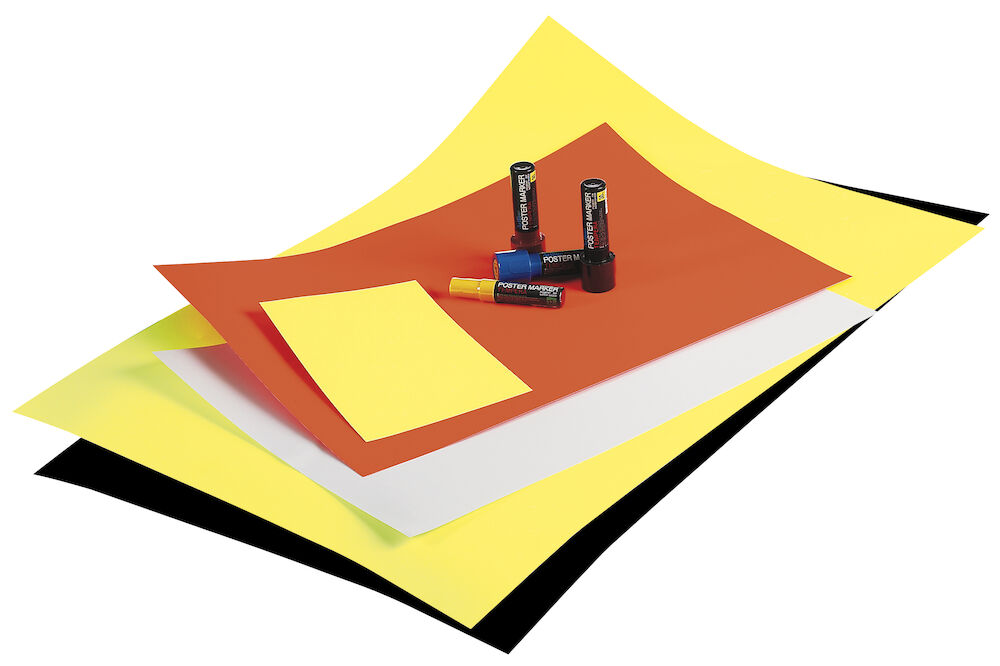 Textkartong dubbelsidig 50 x 70 cm 10 st/fp