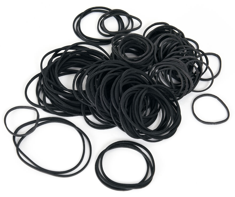 Gummiband Svart