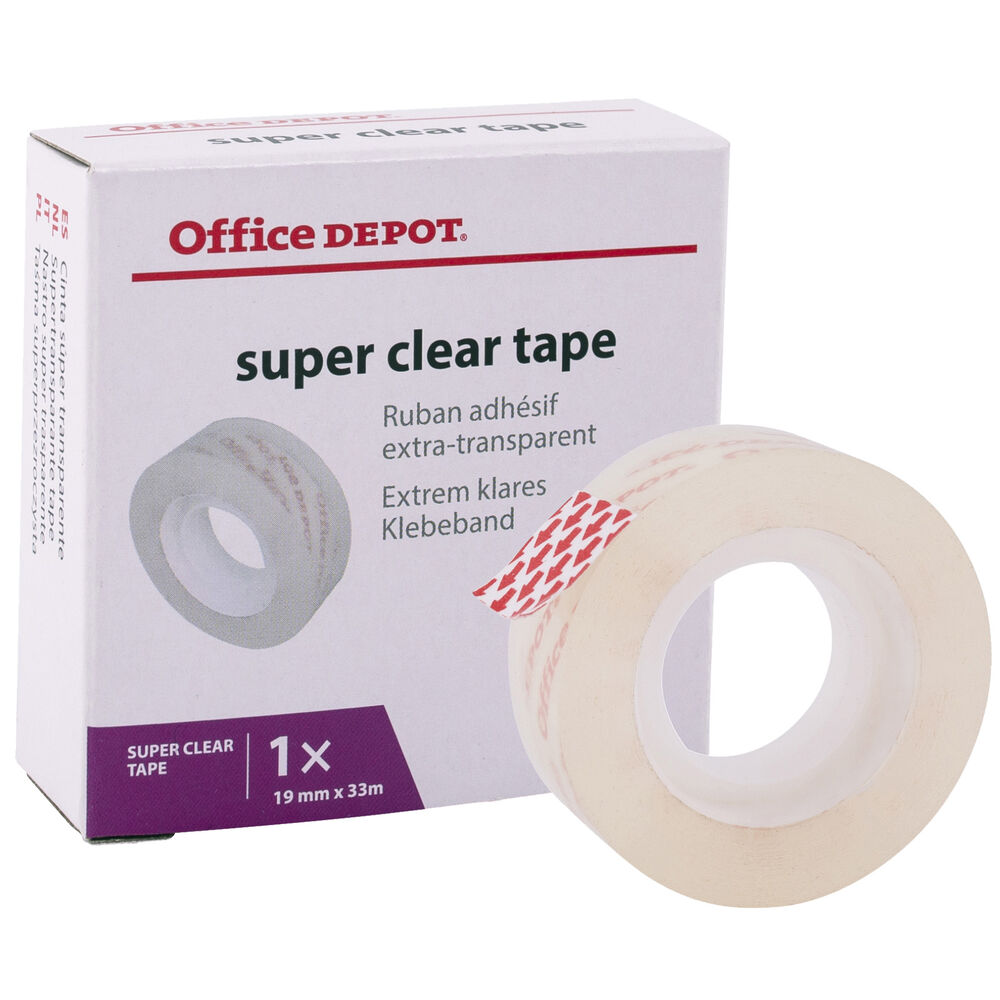 Tejp crystal clear 33mx19mm