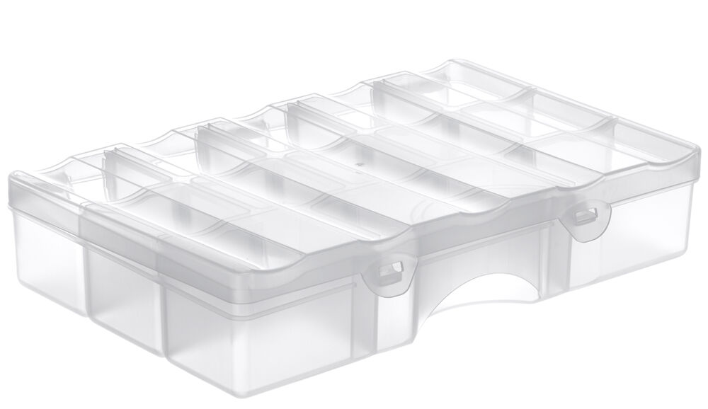 Förvaringslåda med fack SmartStore