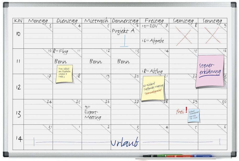 Veckoplan Legamaster 4180