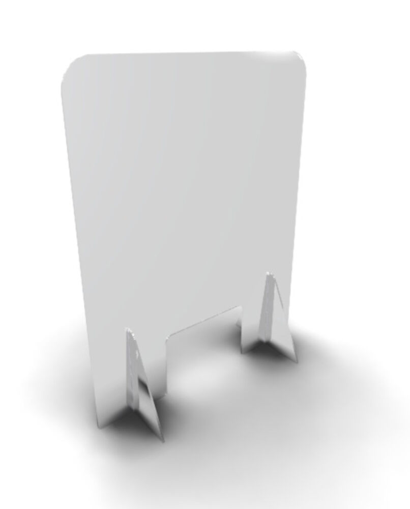 Skyddsskärm / Hostskydd för disk 750 x 300 x 950 mm