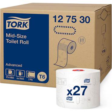 P2511053 Toalettpapper 2-lags till T6 Twin dispenser Tork