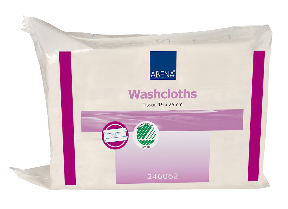 Tvättlapp Washcloths 6-lags 8 x 125 st/fp