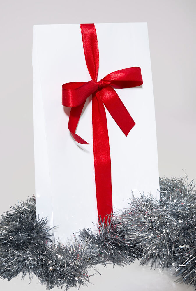 Presentpåse Vit Blank