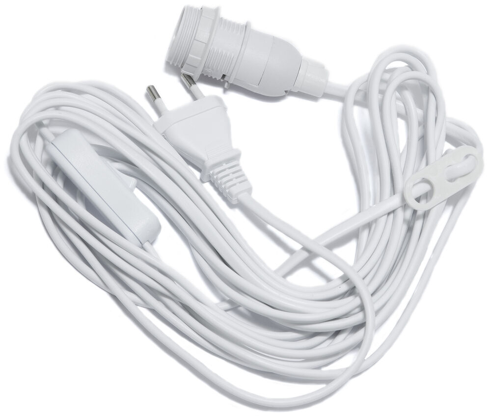 Sladdställ med strömbrytare 500 cm E14