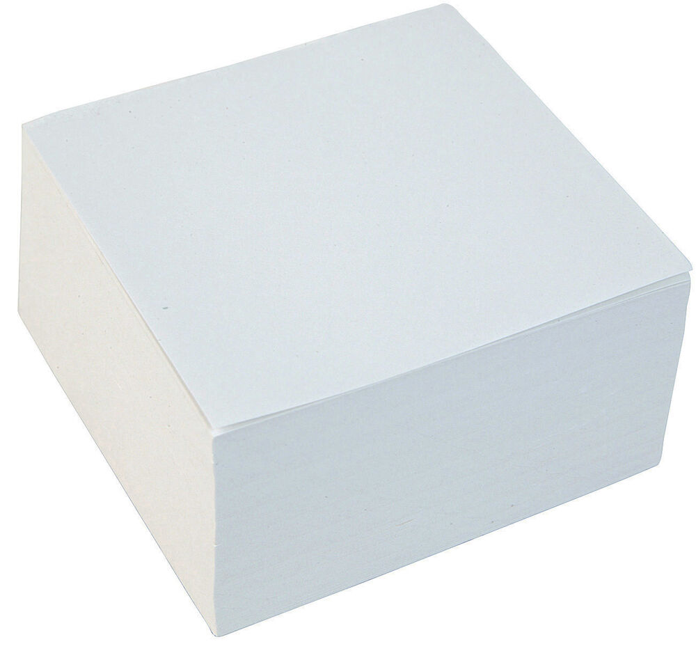 Blockkub 10x10cm med limmad sida