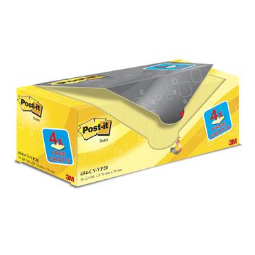 P2631010 Post-it Notes gul 20-pack