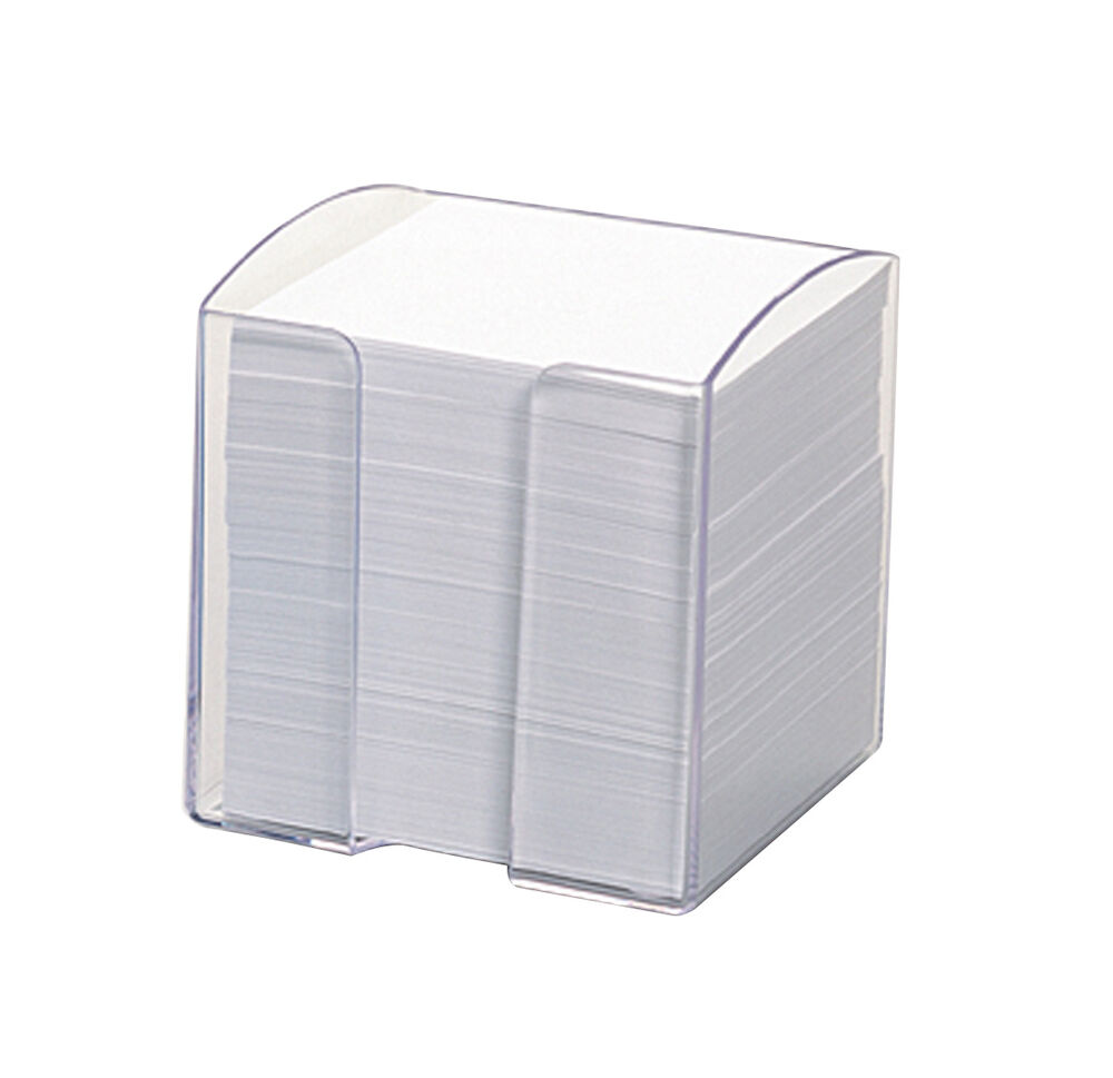 Blockkub inkl hållare transparent