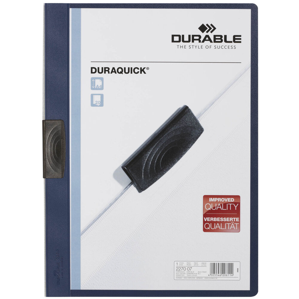 Klämmapp Duraquick A4 Durable