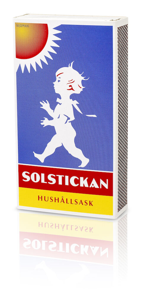 Tändstickor Solstickan hushållsask