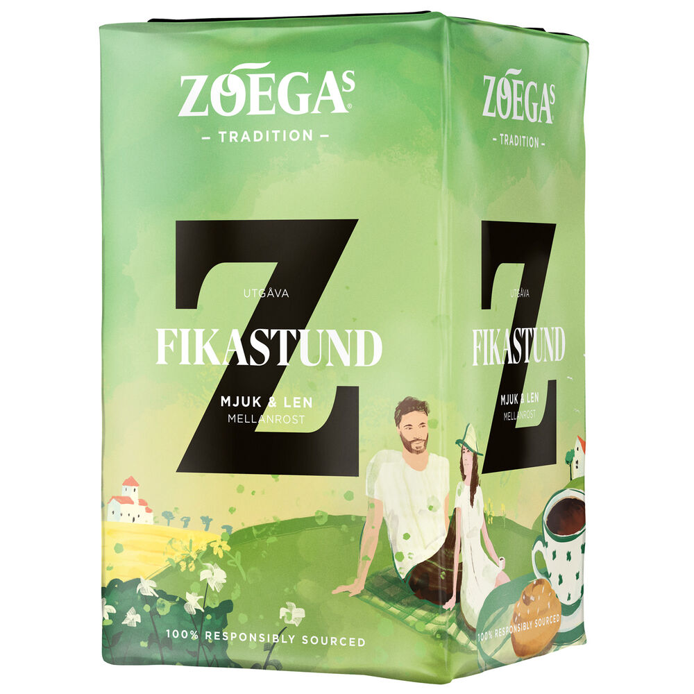 Kaffe Brygg Zoégas Fikastund Mellanrost 450 g