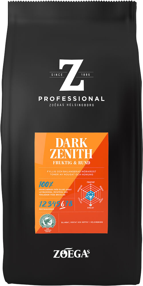 Kaffe Hela Bönor Zoégas Professional Dark Zenith 750 g