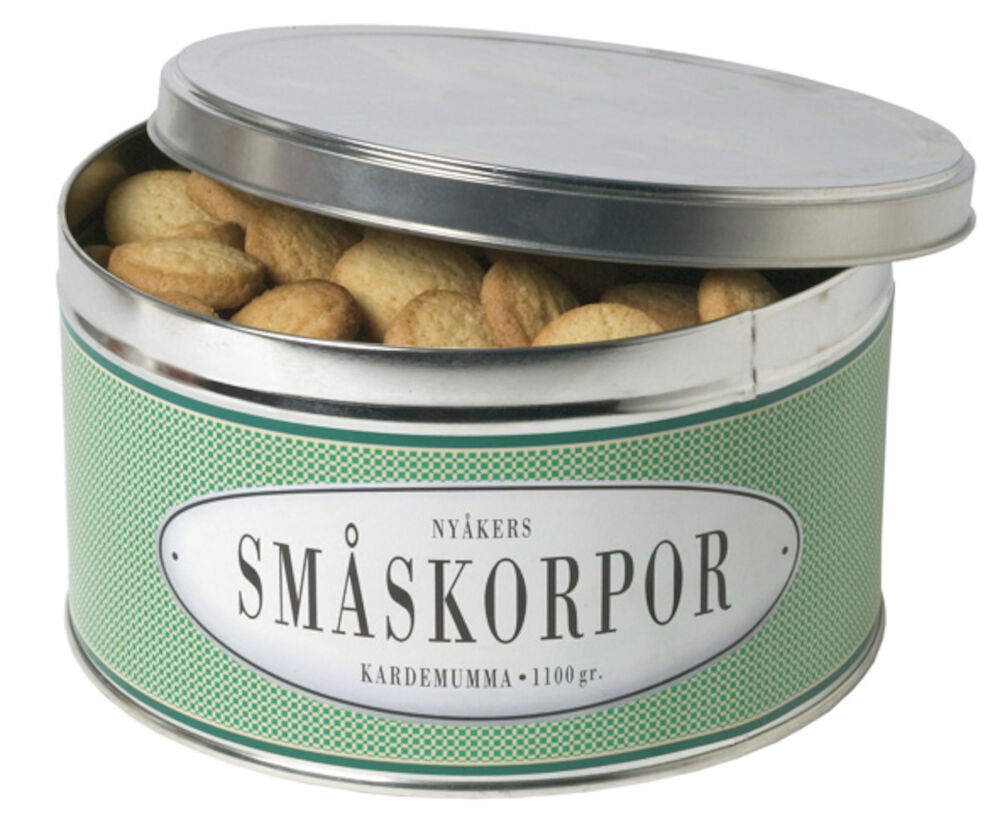 Kardemummaskorpor 1100 gram Palmoljefria Nyåkers