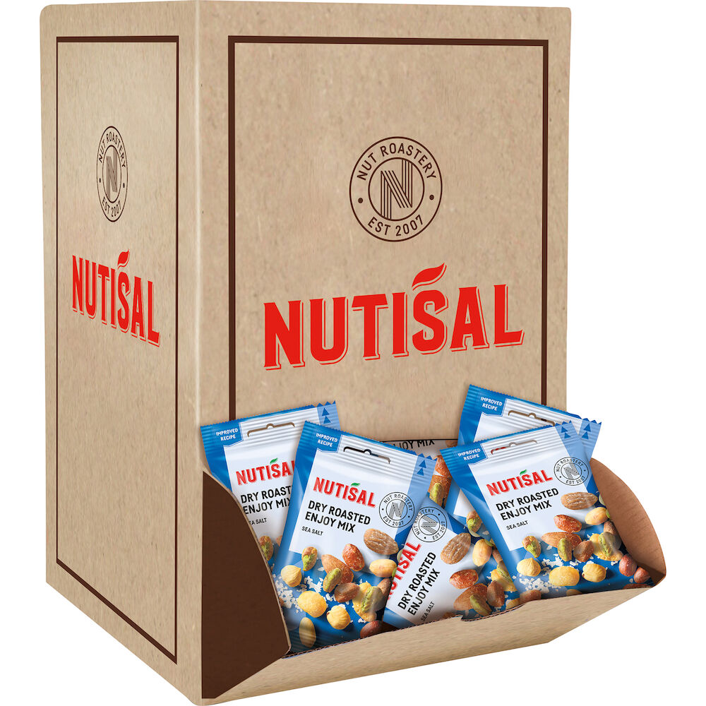 Nötmix Dry roasted Sea salt 40 g Nutisal