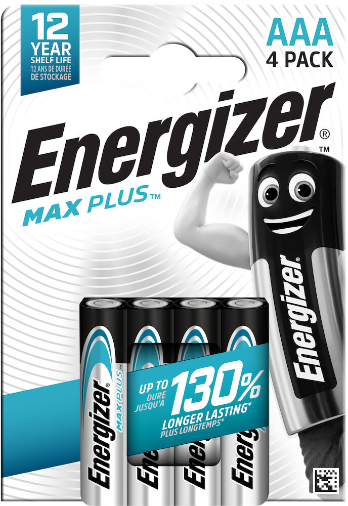 Energizer Batteri Max Plus Alkaliskt AAA