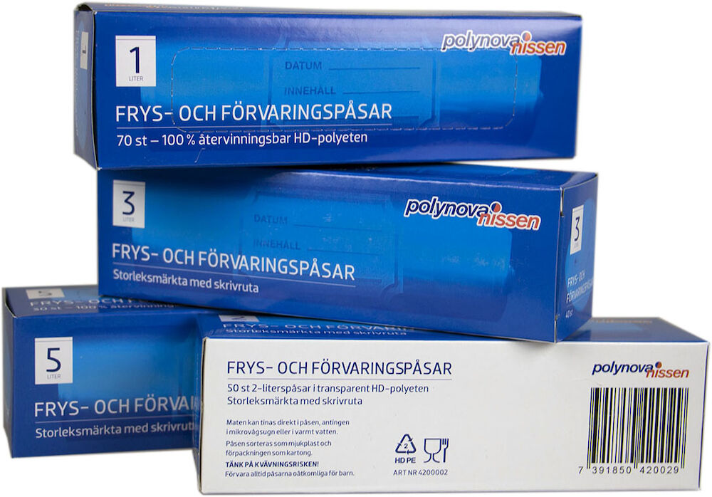 Frys- & förvaringspåsar