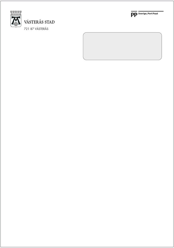 VÄS Kuvert E4S H2s pb 500 st/fp