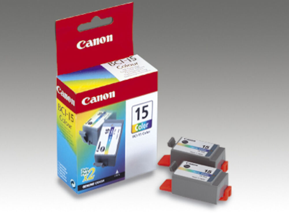 Bläckpatron Canon BCI-15C Färg (2-pack)