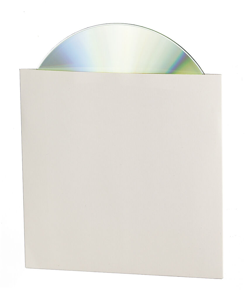 CD-konvolut vit kartong