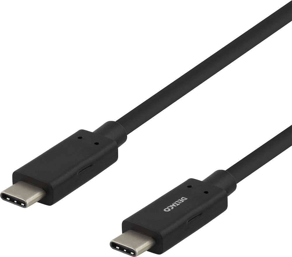 Kabel USB-C - USB-C 3.1 G1 1 meter Deltaco