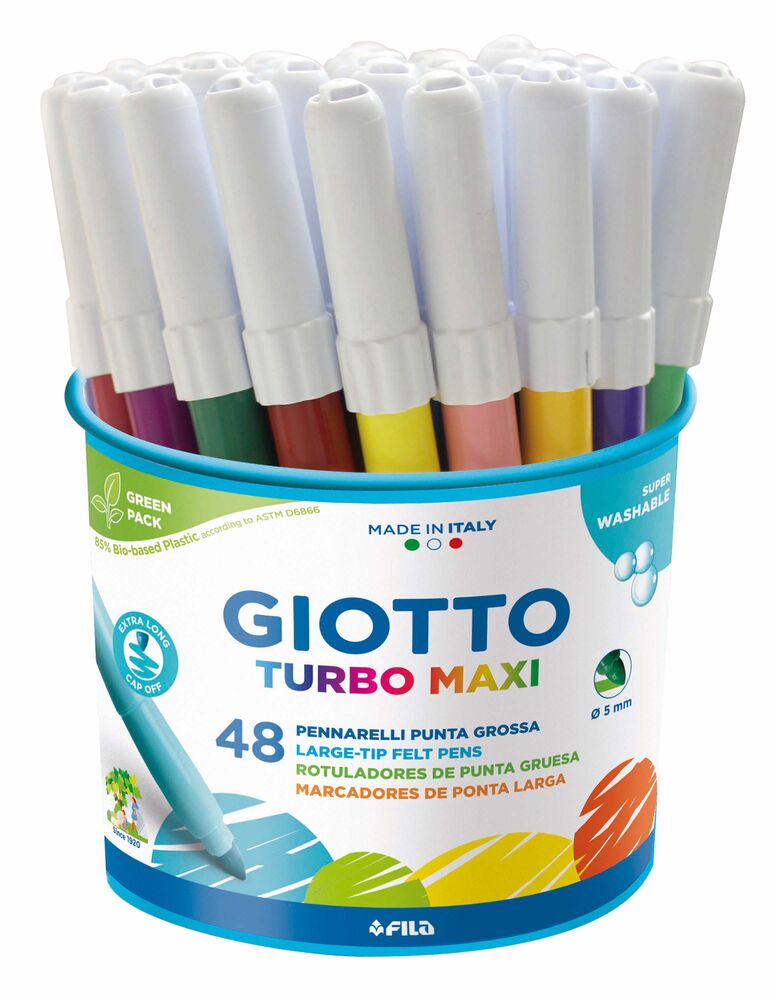 Tuschpennor Giotto Turbo Maxi 12-/24-/48-/108-pack