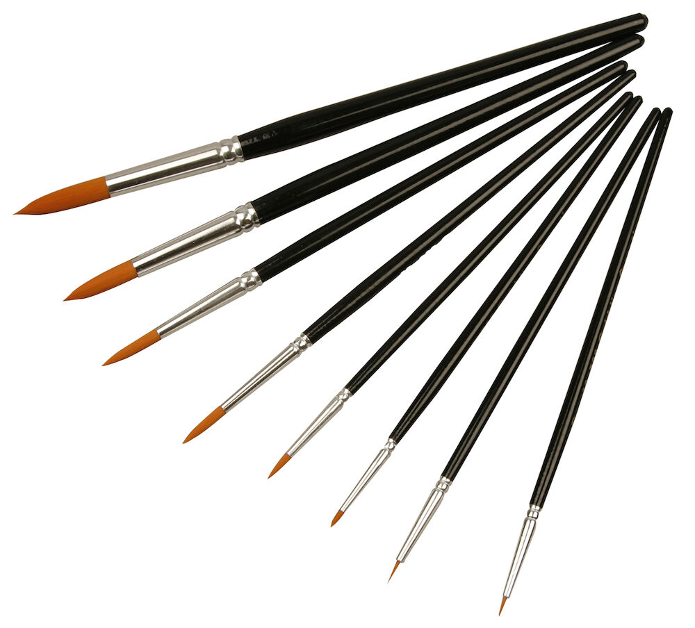 Penslar Nylon runda 8-pack