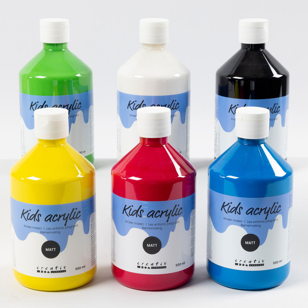 Akrylfärg - Färglära Readymix matt 6x500ml A-Color