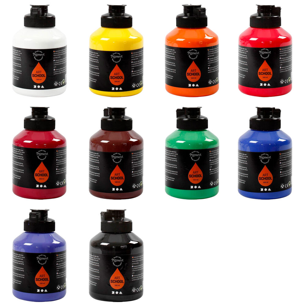 Akrylfärg Pigment 500 ml A-Color