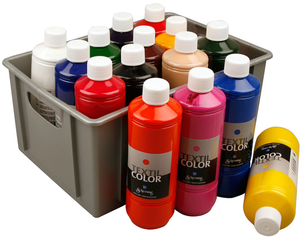 Textilfärg 15 x 500 ml