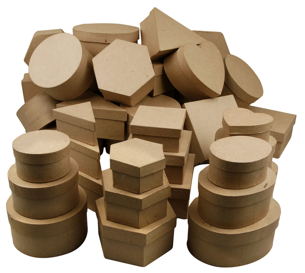 Pappaskar brun 10x18cm 72/fp