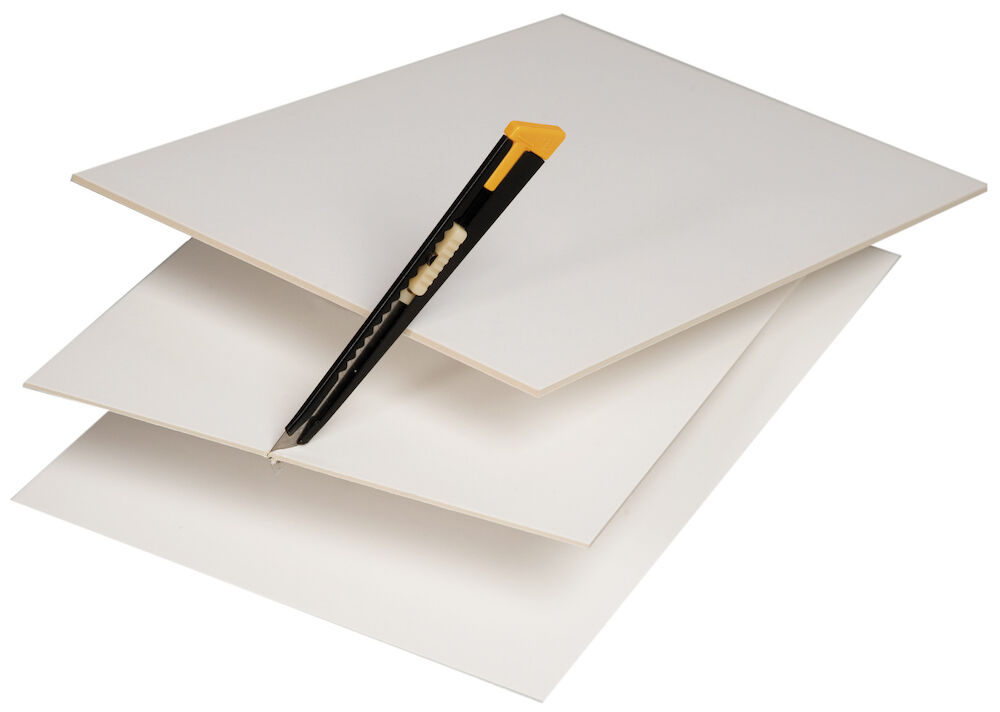 Hobbykartong 2mm vit 25/fp