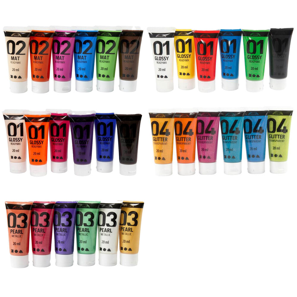 Akrylfärg A-Color Blank 6x20ml 