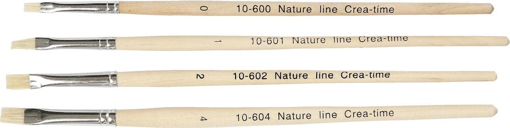 Penslar Natur 4-7mm 4-pack