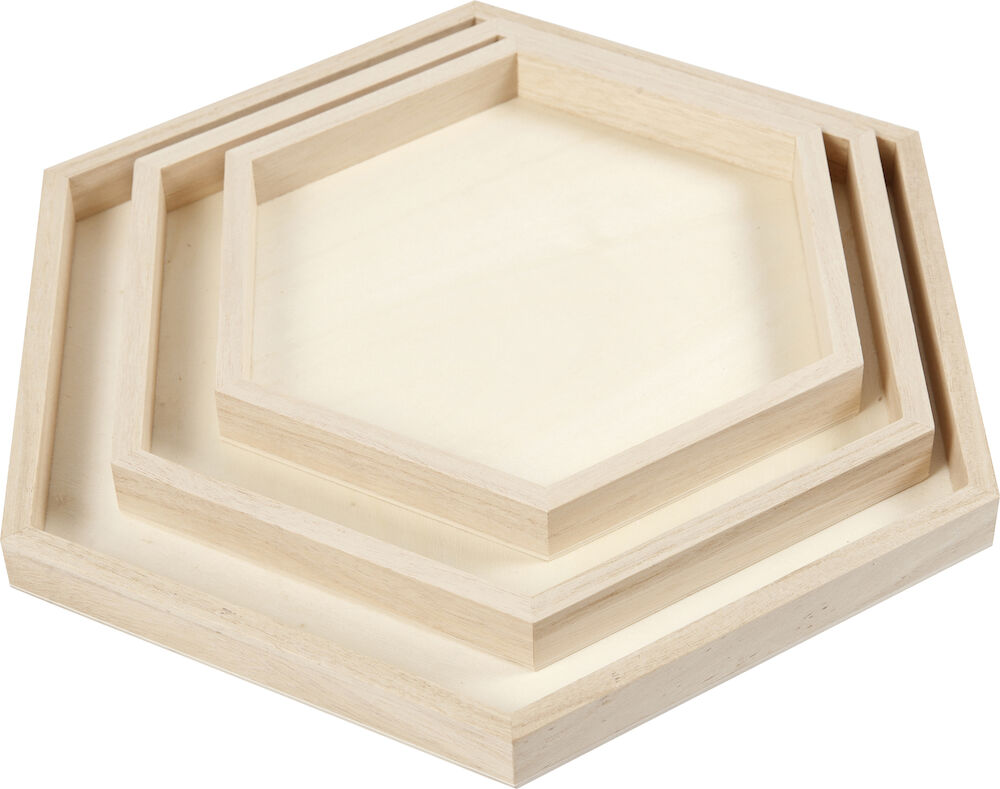 Brickor Trä för dekoration 3/fp