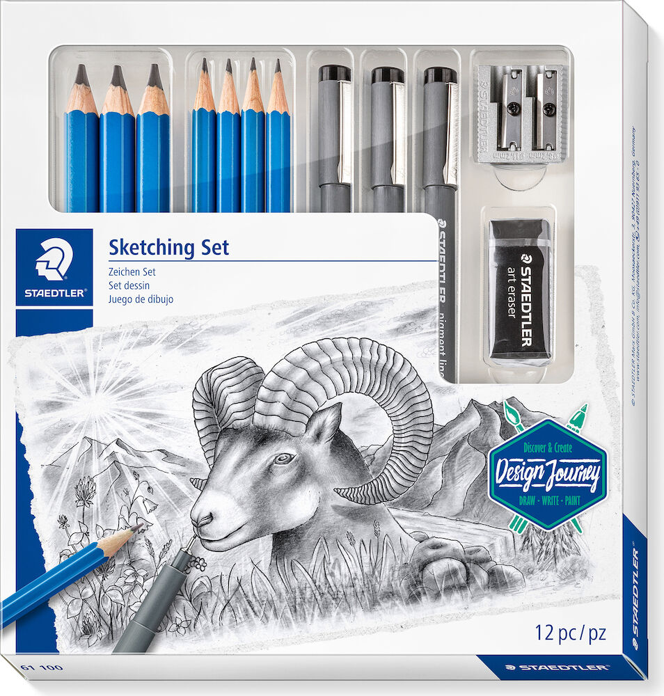 Skisset Grafit Staedtler 12 st/fp