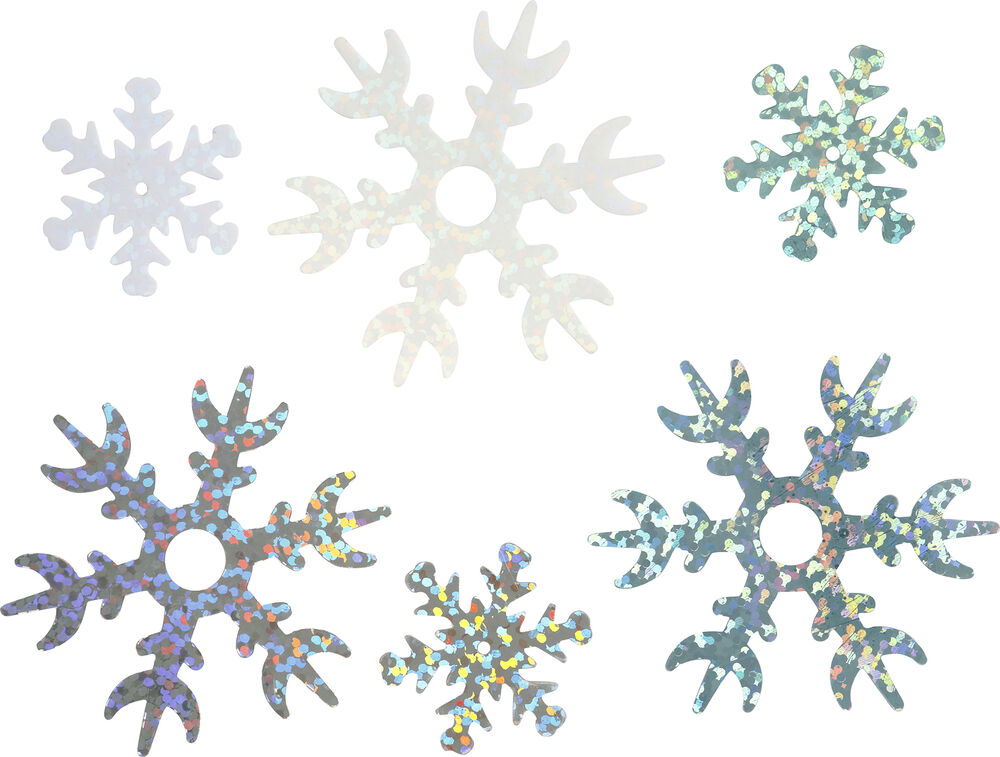 Paljetter Snöflinga 25-45mm 30g