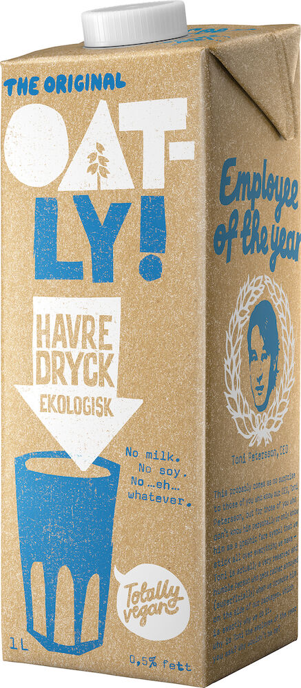 Havredryck Oatly Ekologisk KRAV 1 Liter